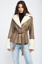 Load image into Gallery viewer, Penny Girl Sherpa Jacket