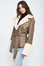 Load image into Gallery viewer, Penny Girl Sherpa Jacket