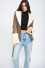 Load image into Gallery viewer, Penny Girl Sherpa Jacket