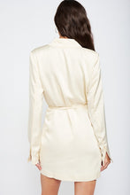 Load image into Gallery viewer, New Romantics Satin Mini Dress