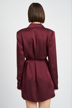 Load image into Gallery viewer, New Romantics Satin Mini Dress