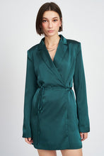 Load image into Gallery viewer, New Romantics Satin Mini Dress