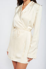 Load image into Gallery viewer, New Romantics Satin Mini Dress