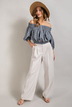 Load image into Gallery viewer, ANIMAL PRINT SMOCKED OFF THE SHOULDER TOP