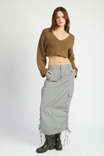 Load image into Gallery viewer, Know Me Now Cargo Skirt