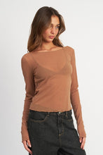 Load image into Gallery viewer, Glitter Mesh Top
