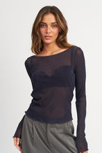 Load image into Gallery viewer, Glitter Mesh Top
