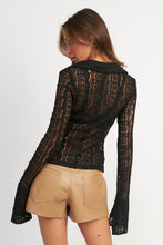 Load image into Gallery viewer, Lacey Long Sleeve Top
