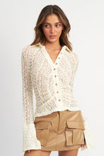 Load image into Gallery viewer, Lacey Long Sleeve Top
