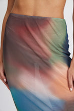 Load image into Gallery viewer, Watercolor Sheer Maxi Skirt