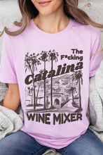 Load image into Gallery viewer, Catalina Wine Mixer Palm Tree Graphic T Shirts