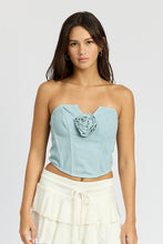 Load image into Gallery viewer, Rosetta Corset Top