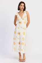 Load image into Gallery viewer, coastal-print-v-neck-maxi-dress-foreverly.jpg