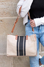 Load image into Gallery viewer, Cali Canvas Stripe Tote