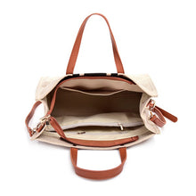Load image into Gallery viewer, Cali Canvas Stripe Tote