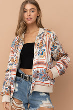 Load image into Gallery viewer, Finer Things Paisley Bomber Jacket
