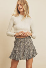 Load image into Gallery viewer, Talk Of The Town Skort