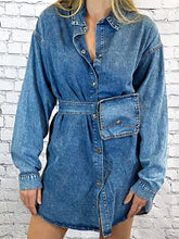 Load image into Gallery viewer, Never Seen It Denim Dress
