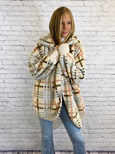 Load image into Gallery viewer, Plaid Bear Jacket