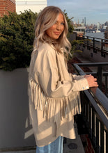Load image into Gallery viewer, All About The Fringe Shacket