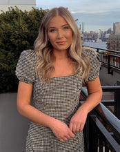 Load image into Gallery viewer, Gingham Puff Sleeve Dress