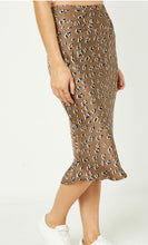 Load image into Gallery viewer, Parker Leopard Midi Skirt