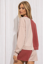 Load image into Gallery viewer, Color Block Crewneck