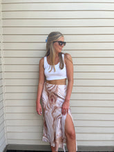 Load image into Gallery viewer, Latte Swirl Midi Skirt
