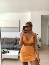 Load image into Gallery viewer, Tangerine Mini Skirt