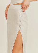 Load image into Gallery viewer, Leighton Linen Midi Skirt