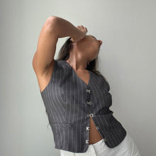 Load image into Gallery viewer, Halle Stripe Vest