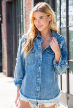 Load image into Gallery viewer, Lucky Strike Denim Shacket