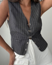 Load image into Gallery viewer, Halle Stripe Vest