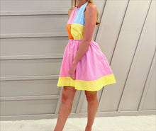 Load image into Gallery viewer, Play Date Halter Dress