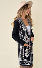 Load image into Gallery viewer, Alexis Aztec Duster Cardigan
