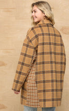 Load image into Gallery viewer, Gold Rush Plaid Coat