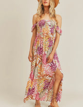 Load image into Gallery viewer, Tropical Palm Maxi Dress