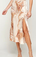 Load image into Gallery viewer, Latte Swirl Midi Skirt