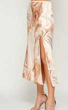Load image into Gallery viewer, Latte Swirl Midi Skirt