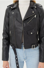 Load image into Gallery viewer, Sandy Leather Jacket