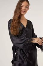 Load image into Gallery viewer, Audrey Satin Wrap Dress