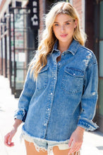 Load image into Gallery viewer, Lucky Strike Denim Shacket