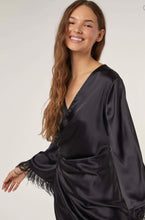 Load image into Gallery viewer, Audrey Satin Wrap Dress