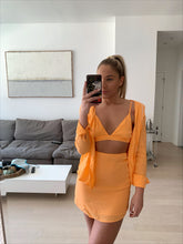 Load image into Gallery viewer, Tangerine Mini Skirt