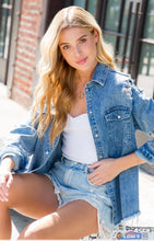 Load image into Gallery viewer, Lucky Strike Denim Shacket
