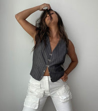 Load image into Gallery viewer, Halle Stripe Vest