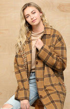 Load image into Gallery viewer, Gold Rush Plaid Coat