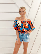 Load image into Gallery viewer, Plam Off Shoulder Top