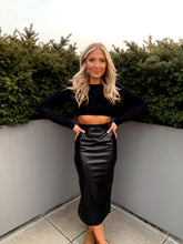 Load image into Gallery viewer, Level Up Leather Skirt