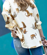Load image into Gallery viewer, Felicity Leopard Blouse
